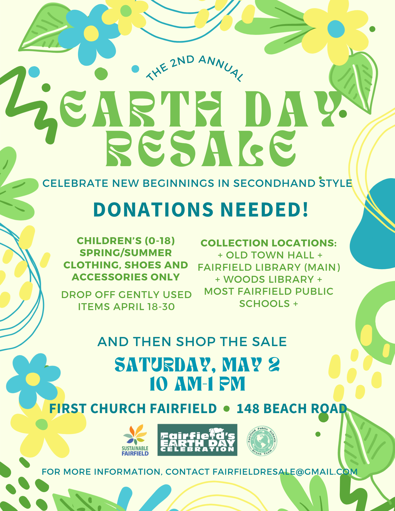 Earth Day ReSale – Donations Needed